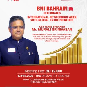 BNI Bahrain – International Networking Week Leadership Workshop